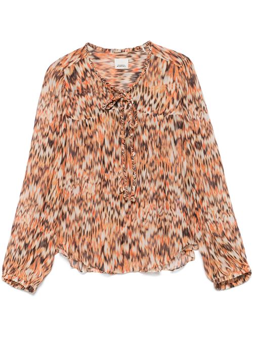 Light orange front top ISABEL MARANT | HT0078FBC2J05I11OR